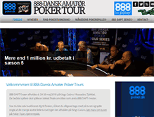 Tablet Screenshot of livepokerdanmark.com